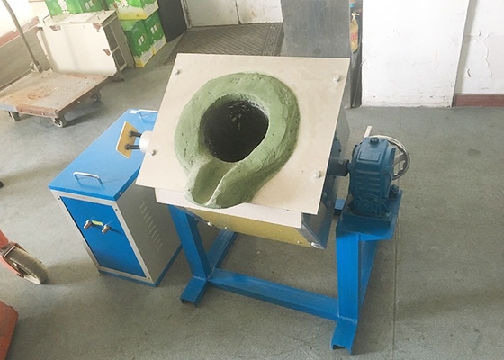 35KW 20kg Industrial Induction Melting Furnace For Metal Iron Copper