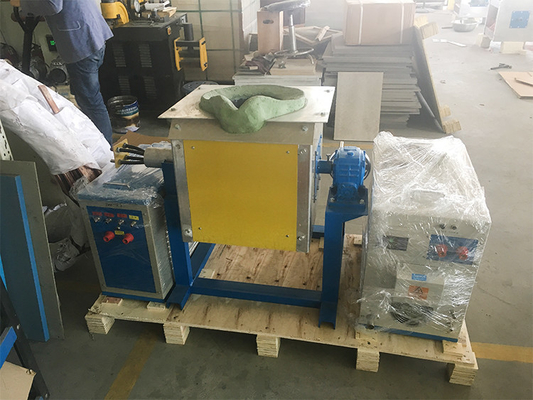 20kg 50kg Electric Induction Furnace For Copper Melting Casting