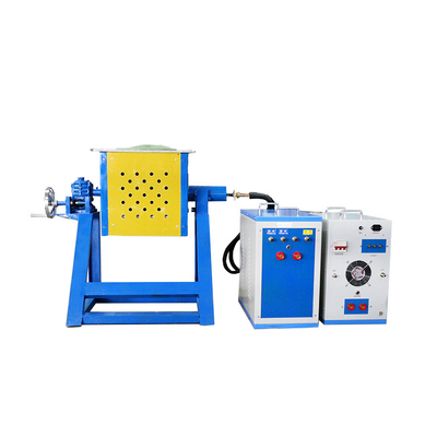 Small Electric Medium Frequency Induction Melting Furnace