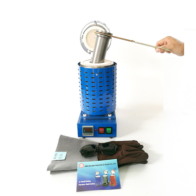 Jewelry Shop 30mins 1500W 1KG Mini Gold Melting Furnace