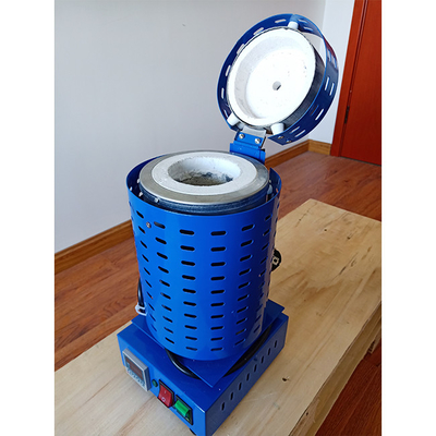 Mini Metal Gold Melting Furnace Copper 1200 Degree