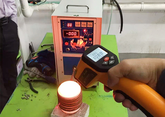 Brass Small Induction Melting Furnace Copper Single Phase 220V