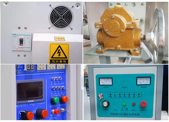 Rf Induction Heating Furnace 110kw Steel Melting Frunace Manual Tilting